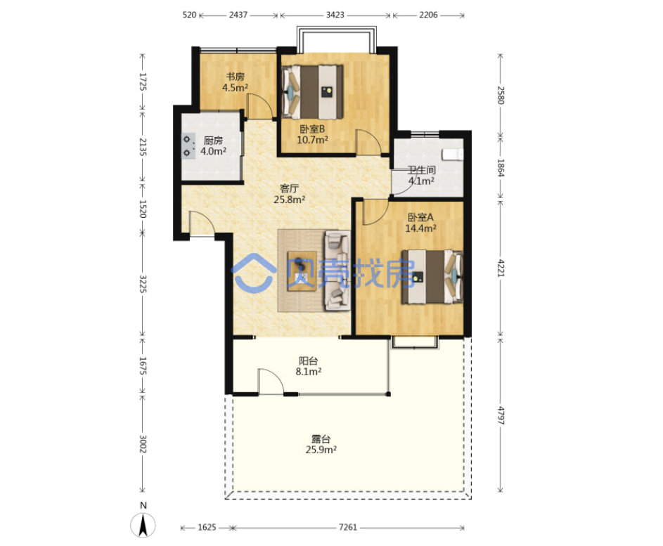 恭喜吳叔42萬拍下四方錦城92平法拍房一套，附贈40平大露臺，撿漏超過五十萬，恭喜恭喜。