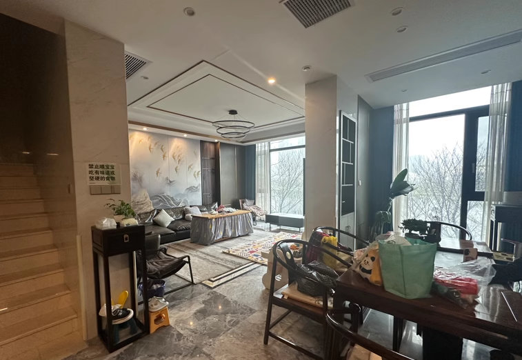 （梅溪湖一線湖景精裝別墅）金茂梅溪湖法拍房6號棟102號房